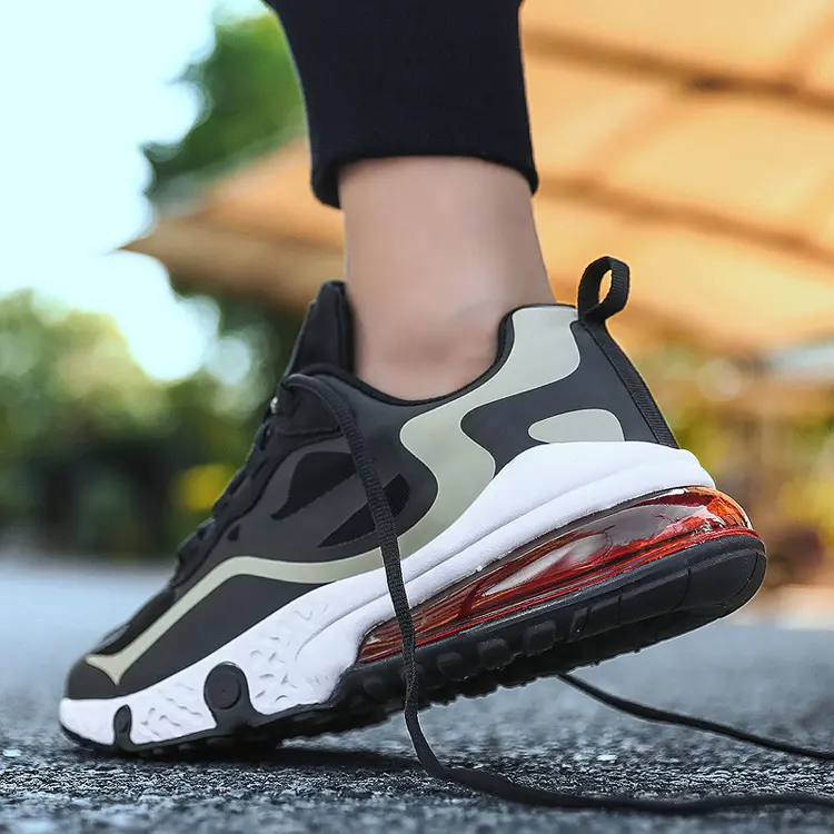 Fashion Wholesale High Quality Custom Logo Brand Athletic Sport Shoes Anti-Slippery Men Air Style Designer Sneaker