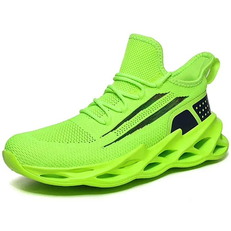 China OEM ODM Service Softable Breathable Lightweight Footwear Sneaker Comfortable Ktitting Running Shoes